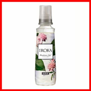 柔軟剤 IROKA ハンサムリーフの香り 本体 570ml 花王 イロカ 柔軟剤 本体 透明タイプ ピュアムスク アンバー 上品な香り Kao Softener