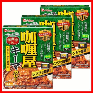 【3個】カリー屋キーマカレー中辛 ハウス食品 カレー レトルト ハウス 中辛 キーマ