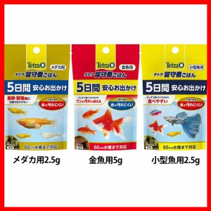 テトラ 留守番ごはん 【B】 全3種類 メダカ めだか 繁殖 餌 えさ フード 主食 産卵