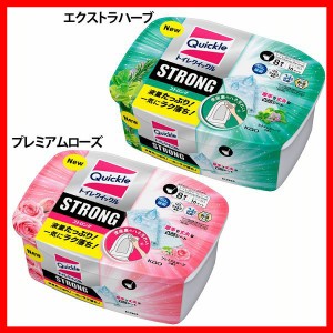 トイレクイックル ストロング 8枚 容器入 KAO 全2種類 花王 クイックル トイレシート 厚手 掃除シート 除菌 ウイルス除去 抗菌・防臭 本