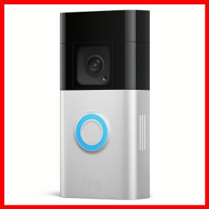 ドアフォン インターホン アマゾン Ring Doorbell Plus (リング ドアベルプラス バッテリーモデル) サテンニッケル B09WZCVY8Y Amazon ド