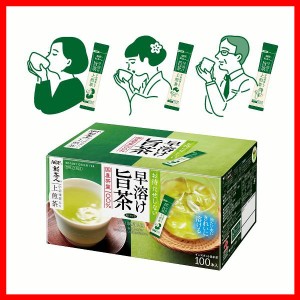 AGF　「新茶人」 早溶け旨茶 宇治抹茶入り上煎茶スティック100本（スティック煎茶）（お茶）（粉末） AGF エージーエフ ブレンディ blend