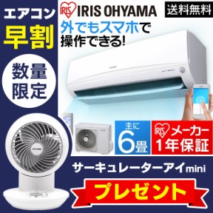 エアコン 〜6畳 取付工事無し Wifi 人感センサー 冷房 暖房 省エネ 空調 本体 新品 エアコン本体 2.2kW IRA-2201W(室内)+IRA-2201RZ(室