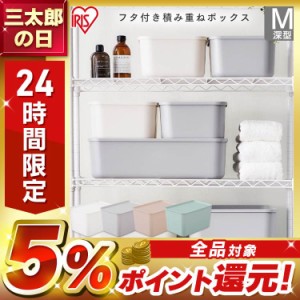 フタ付き積み重ねBOX FTB45D 全4色 収納ケース 整理 スタッキング フタ付き 蓋付き ふた付き 収納ボックス 便利収納ボックス 収納ぼっく