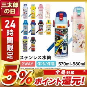 水筒 子供 570ml 超軽量 2WAY ステンレス 水筒 直飲み&コップ飲み 570ml-580ml SKDC6 スケーター キッズ用 水筒 ボトル 直飲み コップ飲