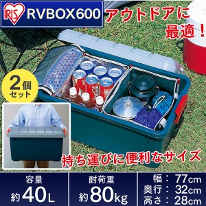 ☆お得な2個セット☆RVBOX 600 グレー/ダークグリーン アイリスオーヤマ