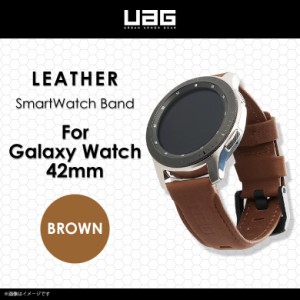 Galaxy Watch 42mm Galaxy Watch Active レザーバンド UAG-GWSL-BR 【4891】 UAG URBAN ARMOR GEAR ギャラクシーウォッチ カーフレザー 