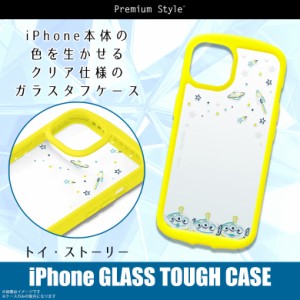 iPhone13 ケース キャラクター クリア 耐衝撃 トイ・ストーリー PG-DGT21K05LGM【2612】クリアケース Disney Pixar ガラスタフケース 米