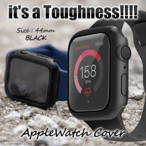 Apple watch series 6 SE 5 4 44mm ケース バンパー UNIQ-44MM-NAUBLKUNIQ【7650】NAUTIC 画面保護 防塵 防水 強化ガラス フレーム 耐衝