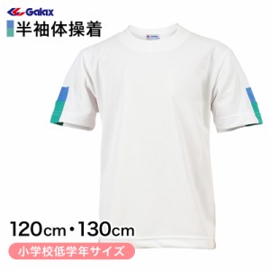 ギャレックス 体操服 半袖トレシャツ 120cm・130cm 男子 女子 ジャージ 白 ワンポイント クルーネック 半そで 女の子 男の子 子供 キッズ