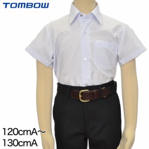 トンボ学生服 カッターシャツ 半袖 男子 スクールシャツ スナップON仕様 120cmA体・130cmA体 (制服 シャツ 小学生 学生服 小学校 120 130