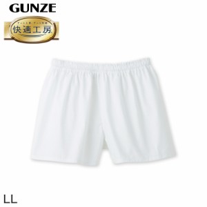 グンゼ 快適工房 紳士 パンツ（前とじ） LL (メンズ GUNZE 綿100％ コットン100 男性 下着 肌着 インナー やわらか 日本製 大きなサイズ)