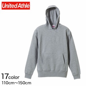 キッズ 10.0オンス スウェットプルオーバーパーカ 110〜150cm (United Athle キッズ アウター) (取寄せ)