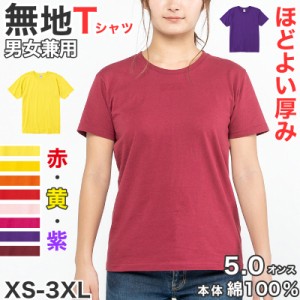Tシャツ メンズ レディース 定番 無地 半袖 スタイリッシュ ブランド アメカジ スポーツ アウトドア かっこいい かわいい 赤 黄色 紫 プ