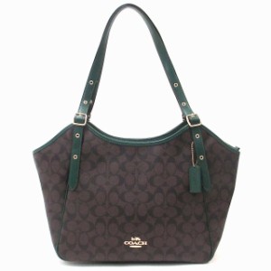 コーチ バッグ COACH アウトレット  メドウ ショルダー バッグ シグネチャー キャンバス トートバッグ CM076 IMW7C