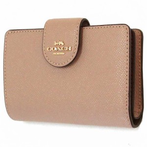 コーチ 財布 COACH アウトレット レザー ミディアム コーナー ジップ ウォレット 二つ折り財布  6390 IMTAU n210215