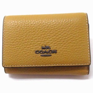 コーチ レザー財布 COACH アウトレット スムース レザー マイクロ ウォレット 三つ折り財布 小銭入れ有 CM238 QBMWQ