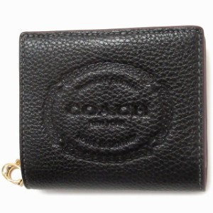 コーチ 財布 COACH アウトレット レザー スナップ ウォレット ヘリテージ 二つ折り財布 CM216 IMBLK