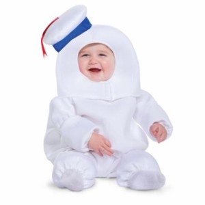 ハロウィン コスプレ　ゴーストバスターズ 　Mini Puft　Afterlife ゴースト　新生児/幼児 コスチューム　コスプレ 衣装 仮装 小道具　子