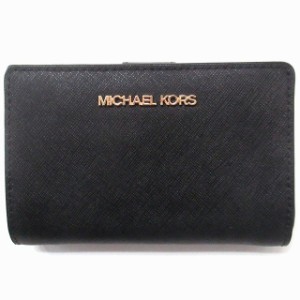 MICHAEL KORS マイケルコース アウトレット 二つ折り財布 ジェットセット トラベル　35F7GTVF2LBLK