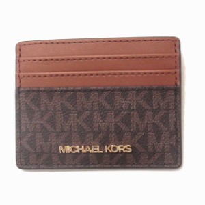 MICHAEL KORS マイケルコース アウトレット モノグラム IDケース カードケース 35F8GTVD3B BROWN