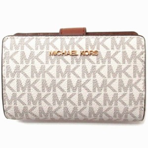 MICHAEL KORS マイケルコース アウトレット 財布　シグネチャーJET SET TRAVEL MD　二つ折りウォレット35F8GTVF2B