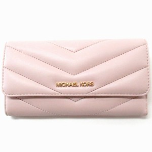 MICHAEL KORS マイケルコース アウトレット 財布　Jet Set Travel LG Trifold キルティングウォレット 35R4GTVF9V PWDB