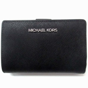 MICHAEL KORS マイケルコース アウトレット 財布　ビルフォールド ジップ コンパクトウォレット ミディアム35R4STVF6LBLCK