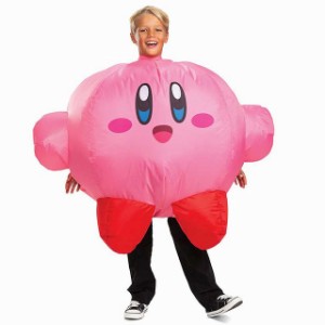 ≪訳アリ≫ハロウィン コスプレ 仮装 星のカービィ Kirby カービィ インフレータブル 空気で膨らむ ファン付き 電池式 子供用 118839CH