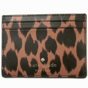 Kate spade ケイトスペード アウトレット カードケース　Cheetah ヒョウアニマルプリント カードケースKE715960