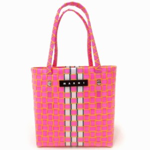 MARNI マルニ バッグ ボックスバスケット ハンドバッグ ミニバッグ 編み込みバッグ かごバッグ マルチカラー M00638 M00IW 0M329