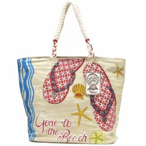 カゴバック サンアンドサンド Sun 'n' Sand  フリップ フロップ ビーチ トート Flip Flop Beach Tote トートバッグ  PB8410RD