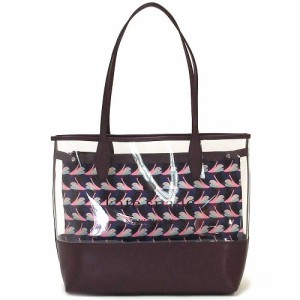 Kate spade ケイトスペード アウトレット アッシュ シースルー ジオ バーズ トリプル コンパートメントトート / トートバッグ  WKRU6392 