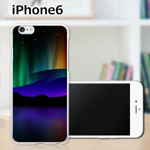 iPhone6 iPhone6s 共通 アイフォン６ アイフォン６s TPUケース/カバー 【闇夜のオーロラ TPUソフトカバー】Apple スマートフォンカバー・
