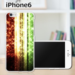 iPhone6 iPhone6s 共通 アイフォン６ アイフォン６s ハードケース/カバー 【オーロラストライプ PCクリアハードカバー】Apple スマホケー