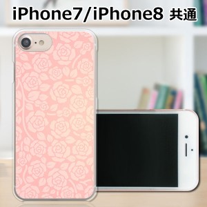 APPLE iPhone8 ハードケース/カバー 【薔薇ドット PCクリアハードカバー】 スマートフォンカバー・ジャケット