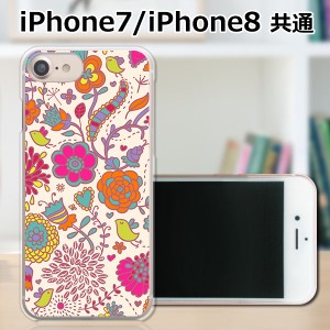 apple iPhone7 ハードケース/カバー 【花×小鳥 PCクリアハードカバー】 iphone7 スマートフォンカバー・ジャケット