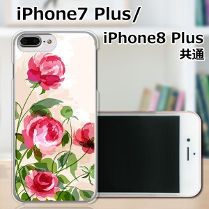 APPLE iPhone8 Plus TPUケース/カバー 【薔薇絵画 TPUソフトカバー】 スマホケース スマホカバー スマートフォンケース