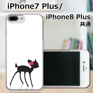 APPLE iPhone7 Plus ハードケース/カバー 【仔鹿 PCクリアハードカバー】 スマホケース スマホカバー スマートフォンケース