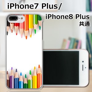 APPLE iPhone8 Plus ハードケース/カバー 【ペンシルストライプ PCクリアハードカバー】 スマートフォンカバー・ジャケット