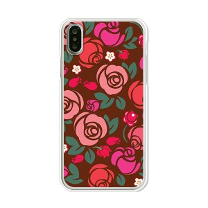 apple iPhoneX ハードケース/カバー 【薔薇 PCクリアハードカバー】 スマートフォンカバー・ジャケット