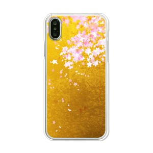apple iPhoneX ハードケース/カバー 【新春桜：雅 PCクリアハードカバー】 スマートフォンカバー・ジャケット