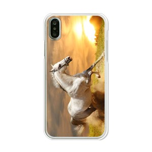 apple iPhoneX TPUケース/カバー 【駆ける馬 TPUソフトカバー】 スマートフォンカバー・ジャケット