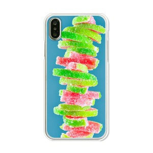 apple iPhoneX TPUケース/カバー 【積み上がるお菓子 TPUソフトカバー】 スマホケース スマホカバー スマートフォンケース