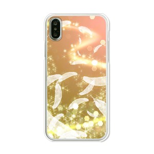 apple iPhoneXS ハードケース/カバー 【天使の羽 PCクリアハードカバー】