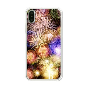 apple iPhoneX TPUケース/カバー 【夏の花火 TPUソフトカバー】 スマートフォンカバー・ジャケット