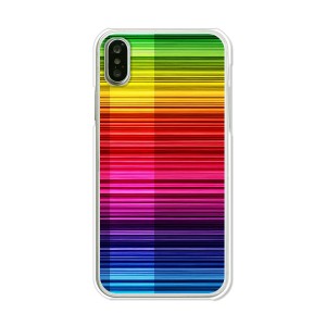 apple iPhoneXS ハードケース/カバー 【Rainbow PCクリアハードカバー】
