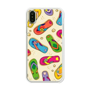 apple iPhoneXS ハードケース/カバー 【海辺のサンダル PCクリアハードカバー】
