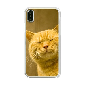 apple iPhoneXS ハードケース/カバー 【吾輩は猫である名前はまだニャい PCクリアハードカバー】