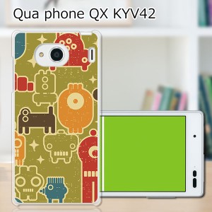 au Qua Phone QX KYV42 ハードケース/カバー 【ワレワレハドセイジンダ PCクリアハードカバー】スマートフォンカバー・ジャケッ